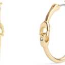 COACH Women's Signature Hoop Earrings