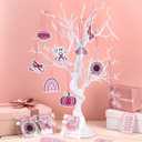 2 x 18 Sets Breast Cancer Awareness Funny Scent Sachets for Women Pink Ribbon Week Air Freshener Hanging Ornament Inspirational Breast Cancer Survivors Prevention Event Business Charity Favor