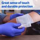 Medline FitGuard Touch Nitrile Exam Gloves, 300 Count, Large, Powder Free, Disposable, Not Made with Natural Rubber Latex, Excellent Sense of Touch for Medical Tasks, Durable for Household Chores (Blue, L)