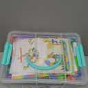 Learning Pipe Tube Toys, Tube Locks Construction Building Blocks 200 Pcs - Multicolor Educational Building Blocks Set with Wheels& Spouts & Joints for Kids Ages 3+