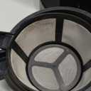 Elite Gourmet EHC-112B Personal Single-Serve Compact Coffee Maker Brewer Includes 14Oz. Thermal Travel Mug with Stainless Steel Interior, Compatible with Coffee Grounds, Reusable Filter, Black