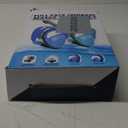 QingSong Full Face Snorkel Mask for Adults, Snorkeling Gear with Camera Mount, 180 Degree Panoramic View Snorkel Set Anti-Fog Anti-Leak