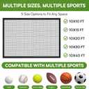 Golf Net,Golf Practice Net with 33 ft Steel Wire Rope and Hanging Kit, Heavy Duty Golf Hitting Net, Also as Hockey Net and Chipping Net - 7ft,10ft, 15ft, 25ft, 30ft, 40ft, 10x40 ft