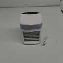 2200mAh Portable Air Conditioner, Rechargeable 3 Wind Speeds USB Personal Mini Air Conditioner & Large water tank, Quiet Evaporative Air Cooler & 7 Color Light Portable Ac Unit Fan for Office Bedrooom