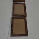 Collage Picture Frames 5x7, Wall Hanging with 3 Opening, Engineered Wood Frames 2 Pack (Brown)