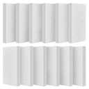 Fire Bricks, WoodStove Firebricks, 2400F Light Weight High Temperature Insulated Brick Replacement for Wood Stoves,Fireplaces, Kiln and Forging Ovens, Size 9" X 4-1/2" X 1-1/4", 12 Pieces, White Color