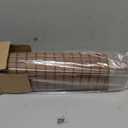 LazBlinds Cordless Blackout Bamboo Roman Shades, Room Darkening Blinds for Interior Windows, Thermal Insulated Roll Up Bamboo Blinds for Home & Patio, 26" W x 64" H, Penang Teak