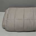Bare Home Cotton Weighted Blanket (Light Grey, 60"x80" 20lbs)