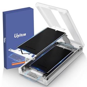 Uyiton for Samsung Galaxy S23 Ultra/S22 Ultra Privacy Screen Protector, [Easy Fit] [Ultrasonic Fingerprint Support] [Bubble-Free] Anti-Spy 3D Curved Full Coverage Private Film [Not Glass] [1 Pack]