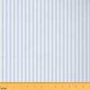 Blue White Stripes Soft Flannel Polyester No Stretch Fabric by The Yard,Modern Simple Style Striped Fabric by The Yard Sewing Supplies,Cute,1 Yard,36" L x 59" W