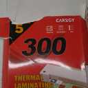 CAREGY 300 Pack Laminating Sheets, Holds 8.5 x 11 Inch Sheets,5 Mil Thermal Laminating Pouches,9 x 11.5 Inches Lamination Sheet Paper for Laminator, Clear, Letter Size, Office and School Supplies