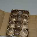 OBTANIM 12 Pack Shot Glasses, 1.5 oz Clear Shot Glass Cups Set with Heavy Base for Bar Restaurants Home