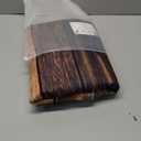 Riyidecor Rustic Wooden Barn Door Curtains Rod Pocket Wood Plank Brown Barnwood Western Country Style Lodge Farmhouse Printed Living Room Bedroom Window Drapes Treatment Fabric (2 Panels 52 x 84 Inch)