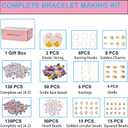 XMZCOLA Clay Beads for Bracelets Making Kit, 18800 Pcs 144 Colors 6mm Flat Polymer Heishi Beads Kit, Jewelry Making Supplies Beads,Crafts Gift Set for Christmas Party Gifts (144colors)