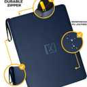 X PRO 1000+ Card Binder - Comes with 200 Card Sleeves | Compatible with TCG, Sports, MTG & More - Ringless Trading Card Binder | 1000 Pockets | TCG Binder (Midnight Blue)