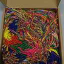 Henoyso 300 Pcs Friendship Bracelets Bulk Handmade Braided String Assorted Colors Thread Bracelets Rainbow Friendship Cords Strand Gifts for Women Birthday Party Favors (Straight Weave)