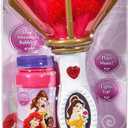 Little Kids Disney Princess Beauty and The Beast Belle Light and Sound Musical Bubble Wand, Includes Bubble Solution