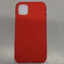 K TOMOTO Compatible with iPhone 11 Pro Max Case, Drop Protection Liquid Silicone Gel Rubber Full Body Cover with Soft Microfiber Shockproof Phone Case for iPhone 11 Pro Max 6.5", Red