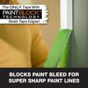 FrogTape Multi-Surface Painters Tape with PAINTBLOCK, 1 Inch Wide (0.94 In. x 60 Yds), Medium Adhesion, Green, 1 Roll (1358463)