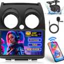 [8 Core 4G+64G] Android Car Stereo for Nissan Rogue Sport 2007-2015 with Wireless Carplay Android Auto, 9 Inch HD Touchscreen Car Radio with GPS WiFi Bluetooth5.0 FM/RDS EQ DSP SWC