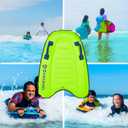 Premium Kids Inflatable Boogie Board Lightweight Swimming Floating Surfboard for Beach & Pool Fun Durable Inflatable Surf Body Board for Wave Riding Summer Pool Floats & Beach Toys