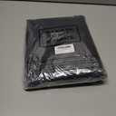 Plus Size Chef Aprons Extra Large Adjustable Unisex Kitchen Aprons with 2 Pockets for Women Men Cooking Working (Black)