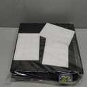 Large Cork Board Alternative - 36 x 36 Reusable Felt Wall Tile with 45 Safe Removable Adhesive Tabs 30 Push Pins, Alternative Cork Board for Walls Home Office (Black 9 Pack)