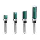 Pattern Flush Trim Router Bits 1/4 Shank, Bottom Bearing Pattern Router bit Set, 1/4 Flush Trim Cut Router Bits, Handy, Durable & Sharp for Home DIY