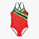 Zando Toddler Swimsuit One Piece Swimsuit Girls Sleeveless Cute Swimwear Quick Dry Bathing Suits Summer Beach Wear 2-10 Years, Size M
