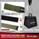 Lifting Straps, wrist straps for weightlifting, workout, Bodybuilding, Powerlifting & Deadlift -With 5mm Neoprene Pads & Anti-Slip Silicone -Extra Wrist Support for Weight lifting Men & Women