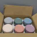 NETANY 6-pack 16 oz Overnight Oats Containers with Lids, Glass jars with Airtight Lids, Wide mouth Mason Salad jars, Glass Food Storage Containers for Snacks Yogurt Spice Sugar