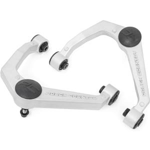 Rough Country Forged OE Upgrade Control Arms for 05-24 Nissan Frontier - 82009, Silver Finish