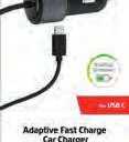 2 x Fast Charge Car Charger with USB Port