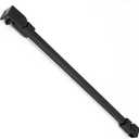 Matt Black Stainless Steel Wall-To-Glass Support Bar Support Arm for 1/4" 5/16" 3/8", or 6mm 8mm 10mm Thick Glass for Fixed Frameless Shower Glass Panel, by M-Home (50cm)