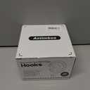 Antimbee 10 Pack Reusable Suction Hooks, Removable Small Suction Cups for Shower, Bathroom, Glass, Door, Windows, Kitchen - Up to 11 lbs on Smooth Surface (Transparent Gray)