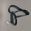 Plutus Pet Adjustable No Pull Dog Harness with Leather Accents, Heavy Duty Reflective Nylon Vest for Training, Hiking, Easy Walk Harness for Small, Medium, Large Dogs (Royal Blue, M)