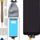 LCD Screen Touch Digitizer Screen Replacement for LG K40 Black K12+ K12 Plus X4 2019 LMX420EMW LMX420