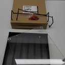 DecoBrothers Crystal Tempered Glass Holder Drawer for 36 Coffee Pods Storage, Black