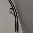 Curved Shower Curtain Rod For Bathroom 38-72 Inches, Adjustable Length, Curved Shower Rod, 0.9MM thickness, Round Shower Curtain Rods, Rotate Bracket For Large Shower Space, Need Drilling, Black