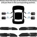 Xaido 4 Door Handle Storage Box Compatible with Ford Bronco 2021-2025 2026 Accessories, Front and Rear Door Grab Handle Storage tray, ABS Plastic, 4PCS (Not for Sport Model)