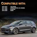 Engine Timing Chain KitCompatible with 2017-2020 Elantra & 2018-2021 Kona & 2019-2021 Velo-Ster & 2019-2022 Forte & 2017-2018 Forte5 2.0L L4 EngineReplace# 24350-2E700 24321-2E010 Set of 6