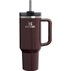 STANLEY Quencher H2.0 Tumbler with Handle and Straw 40 oz | Flowstate 3-Position Lid | Cup Holder Compatible for Travel | Insulated Stainless Steel Cup | BPA-Free | Mahogany Gloss