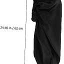 Baluue Silky Satin Sleep Cap Elastic Band Women Braids Hair Cap Curly Hair Sleep Hat Easy to Carry Moisture Retaining