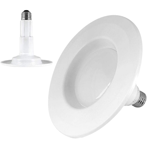 Feit Electric 5-6 inch InstaTRIM Adjustable Neck Recessed LED Downlight - 2700K Soft White - Dimmable - Pre-Mounted Trim - 65W Equivalent - 45 Year Life - 850 Lumen - High CRI | 1-Pack