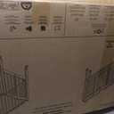 Dream On Me 2-In-1 Lightweight Folding Portable Stationary Side Crib In White, Greenguard Gold Certified, Baby Crib To Playpen, Folds Flat For Storage, Locking Wheels, 40"L x 26"W x 38"H