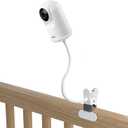 Clamp Baby Monitor Mount for VTech Advanced HQ Max Baby Monitor Camera (White)