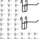 Eastern Tree Gridwall Hooks 4 Inch, Metal Grid Wall Display Hooks, Display GridWall Hooks, Hangers Gridwall Accessories for Retail Store Craft Show Display- 40 PCS