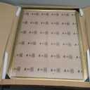 Wood 18x24 Frame Gold, Ornate Natural 24x18in Poster Picture Frame, Modern Golden 18 x 24inch Gallery Wall Photo Frame with HD Plexiglass, Horizontal Vertical Wall Mounting Display 1pcs