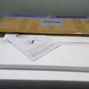 Besiost Folding Sewing Cutting Table with Charging Station, Height Adjustable Craft Table with Storage, 50" Foldable Fabric Cutting Tables for Sewing Room Craft Room, White