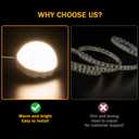 LED Light kit Compatible with Lego 21357 Jr. Lamp, LED Lighting Accessories Compatible with Ideas 21357 Table Lamp, Christmas, for Adults Fans (ONLY Light! NOT Included the Model Set)